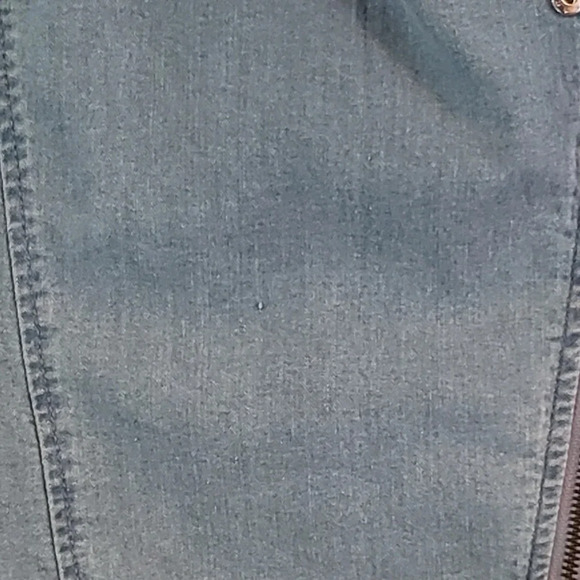 Kardashian Kollection | Denim Moto Vest Jacket - Picture 4 of 5